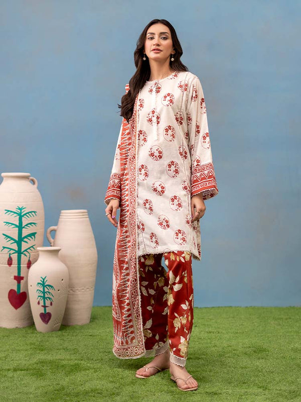 EMILY 3-Piece Unstitched Digital Printed Lawn Suit