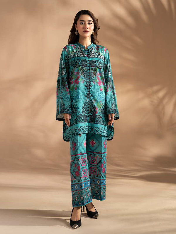 MODISTE 2-Piece Unstitched Digital Printed Stripe Lawn Suit