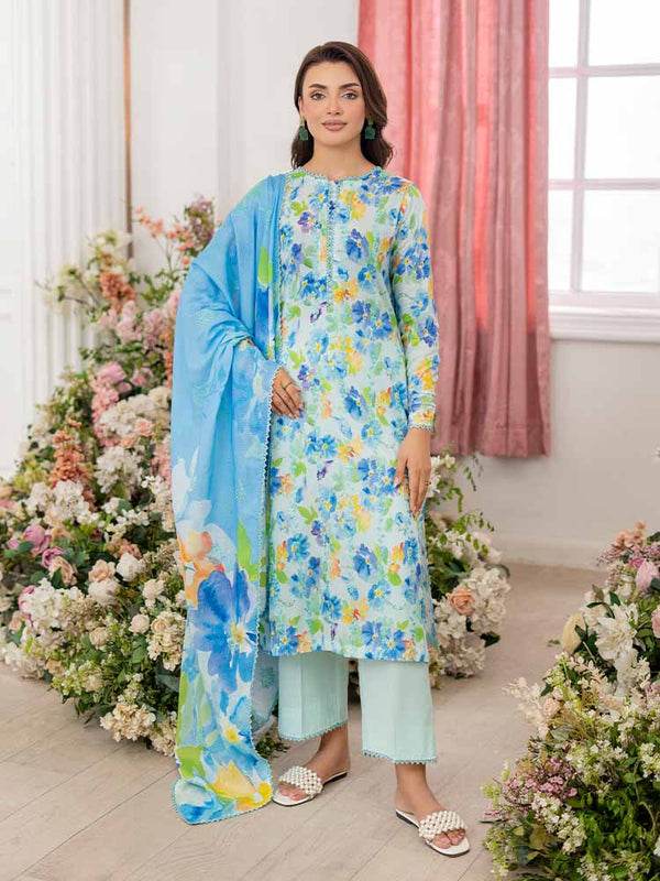 GULABI 3-Piece Unstitched Digital Printed Lawn Suit