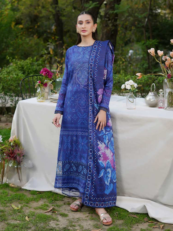 RANG E BAHAR 3-Piece Unstitched Digital Printed Lawn Suit