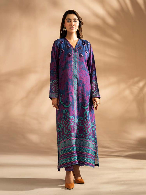 MODISTE 2-Piece Unstitched Digital Printed Stripe Lawn Suit