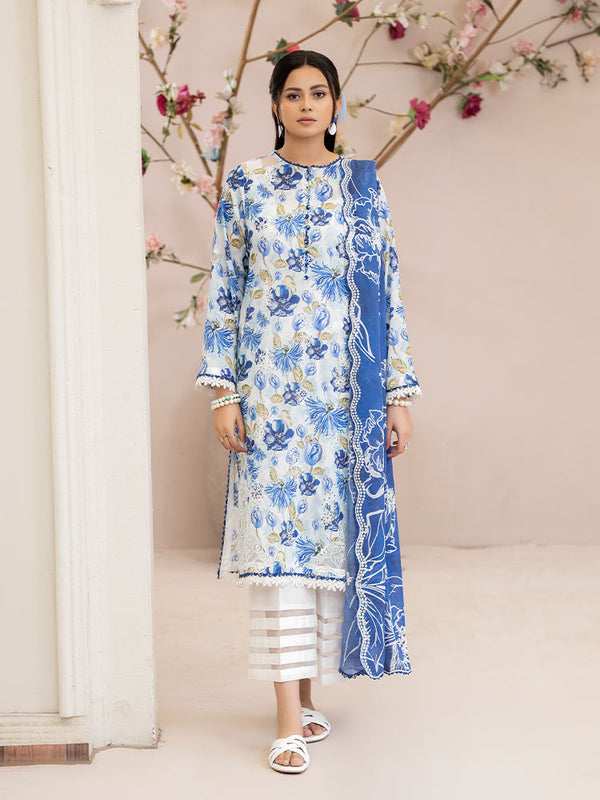 GULAL 3 Pieces Unstitched Digital Printed Lawn Suit