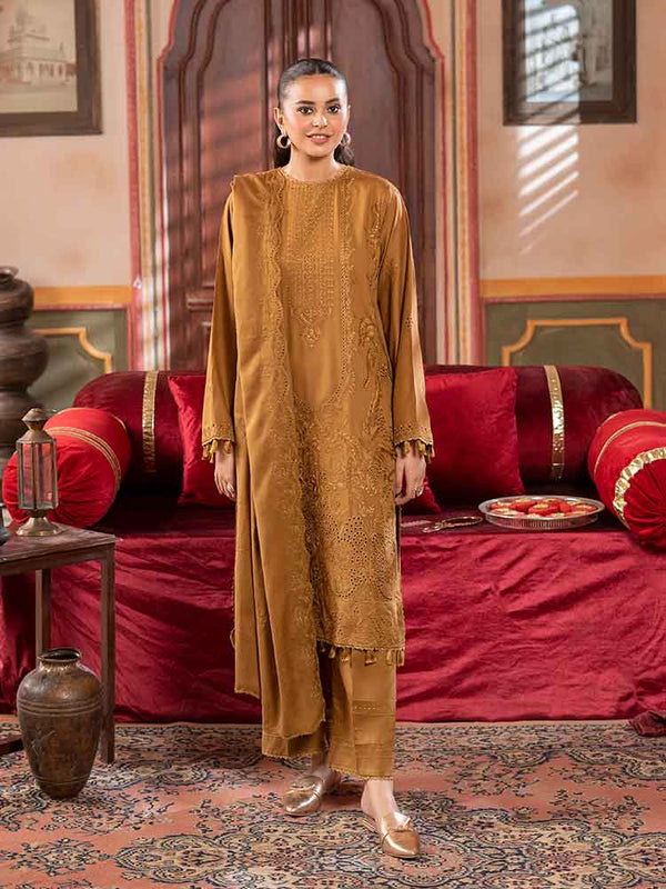 GULRUKH 3-Piece Unstitched Digital Printed Linen Suit