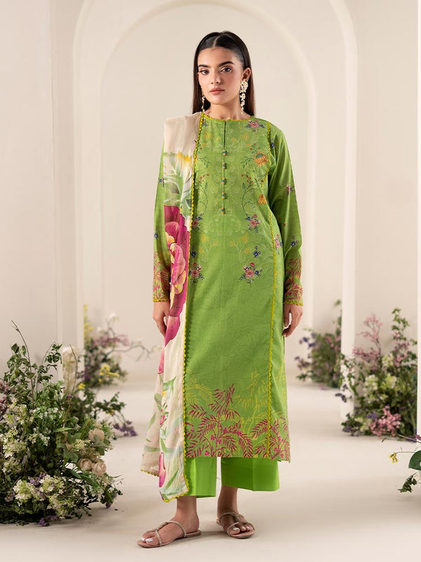RANG ROZ 3-Piece Unstitched Digital Printed Lawn Suit