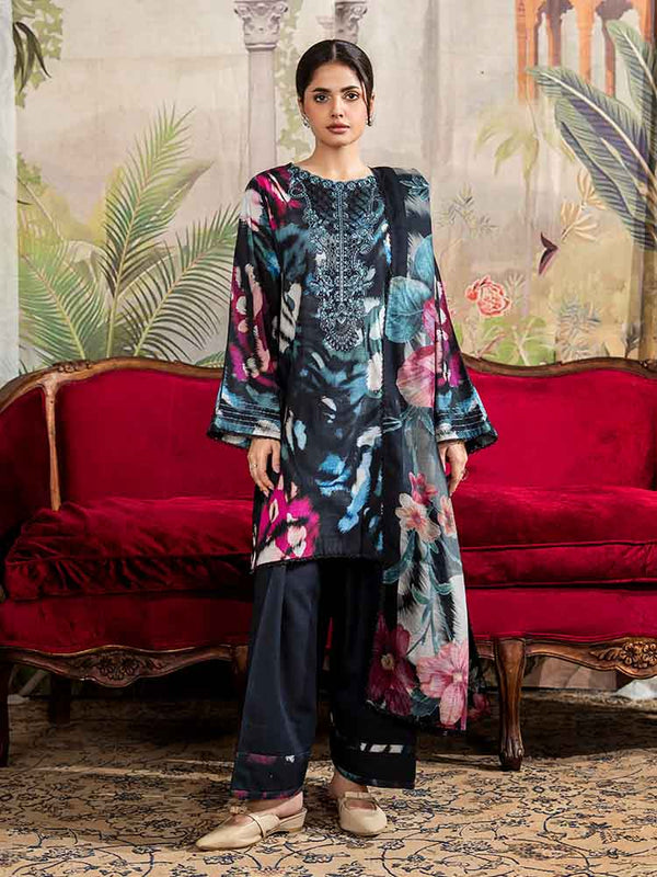 NORINE 3-Piece Unstitched Digital Printed Khaddar Suit