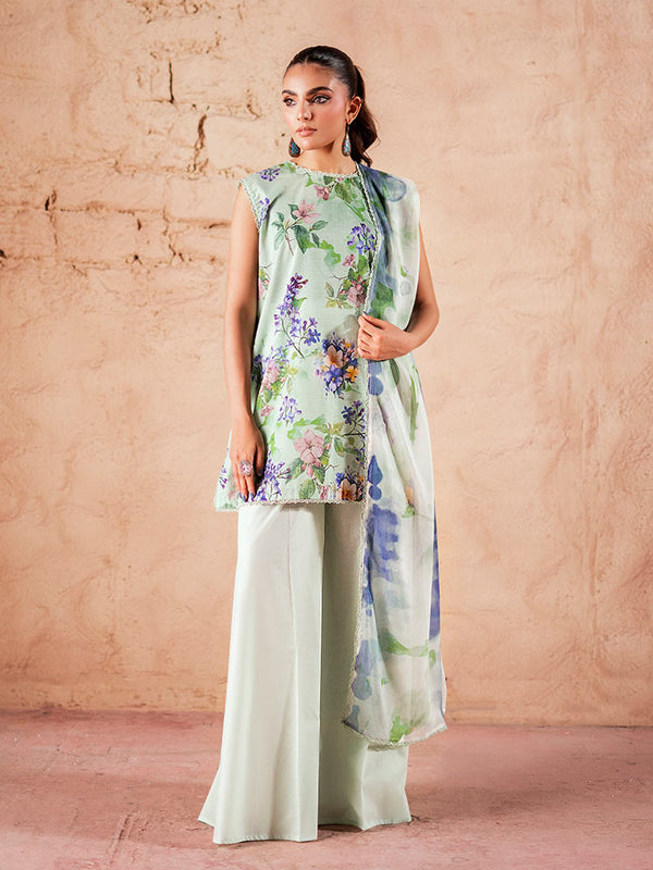 RANG E ZAAR 3-Piece Unstitched Digital Printed Lawn Suit