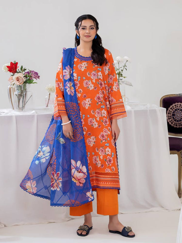RANG E GULKAR 3 Pieces Unstitched Digital Printed Lawn Suit