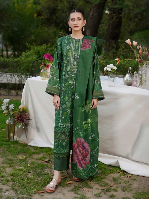 RANG E BAHAR 3-Piece Unstitched Digital Printed Lawn Suit