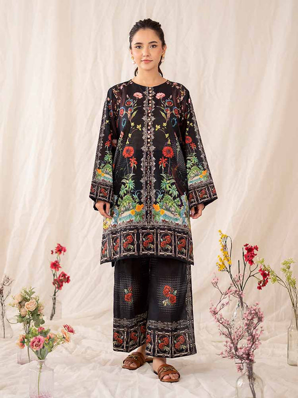 ZARA 2-Piece Unstitched Digital Printed Lawn Suit