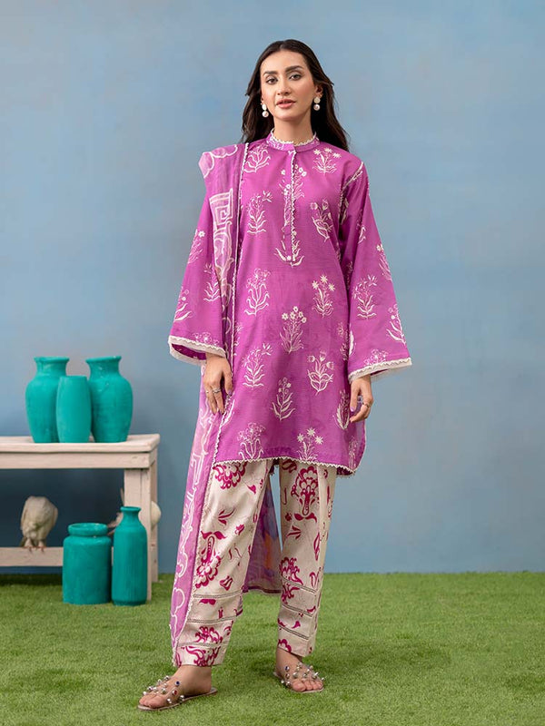 EMILY 3-Piece Unstitched Digital Printed Lawn Suit