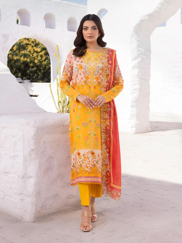 RANG E RANG 3 Pieces Unstitched Digital Printed Lawn Suit