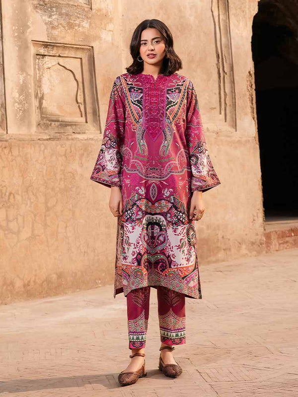 SIAN 2-Piece Unstitched Digital Printed Fancy Linen Suit