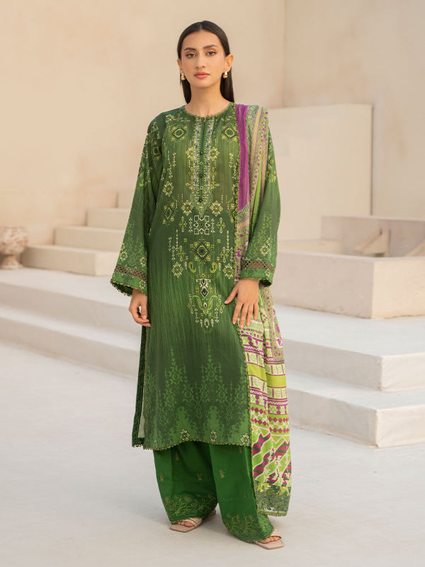 RUKH E BAHAR 3-Piece Unstitched Digital Printed Lawn Suit