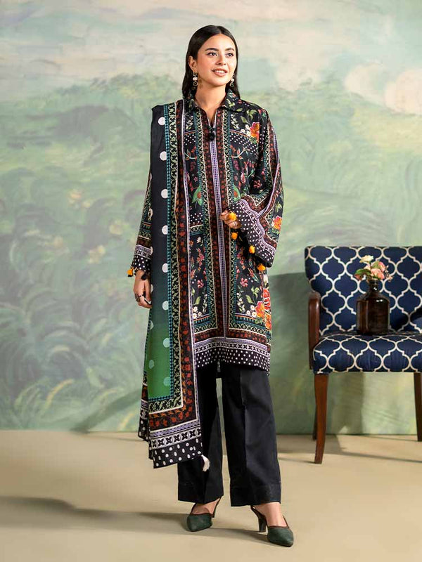 WINTER RUSH 3-Piece Unstitched Digital Printed Khaddar Suit