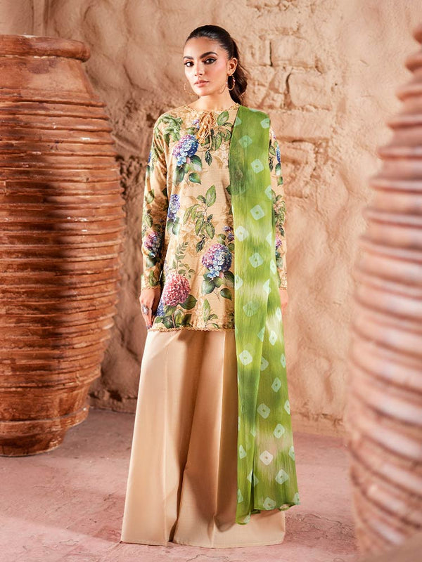 RANG E ZAAR 3-Piece Unstitched Digital Printed Lawn Suit