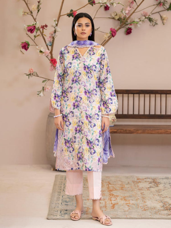 GULAL 3 Pieces Unstitched Digital Printed Lawn Suit