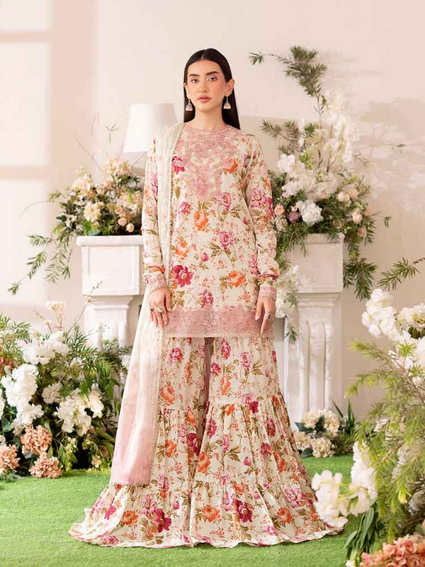 NOVA 3-Piece Unstitched Digital Printed Lawn Suit