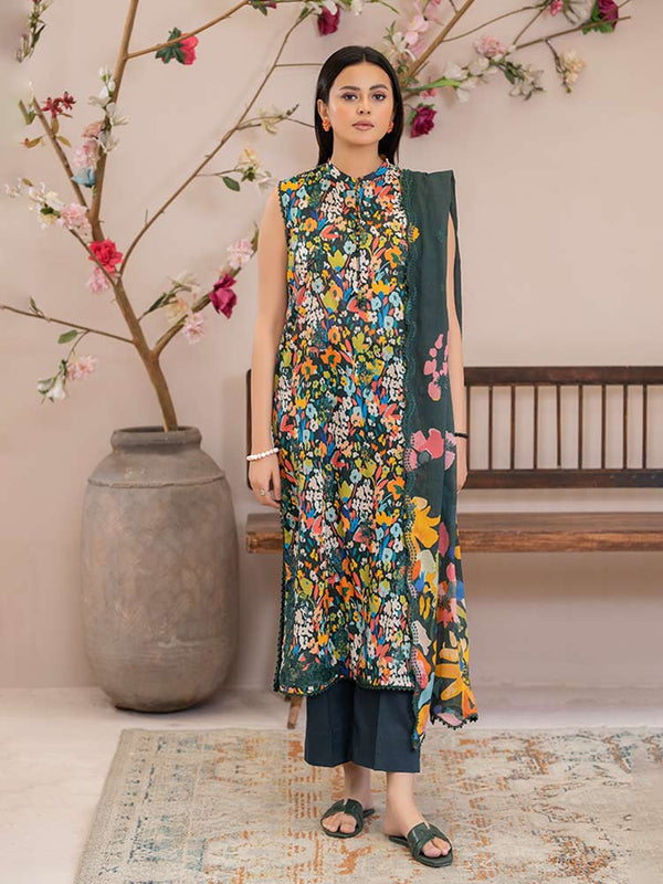 GULAL 3 Pieces Unstitched Digital Printed Lawn Suit