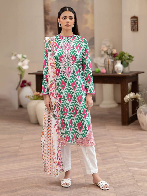 MEEM 3-Piece Unstitched Digital Printed Lawn Suit